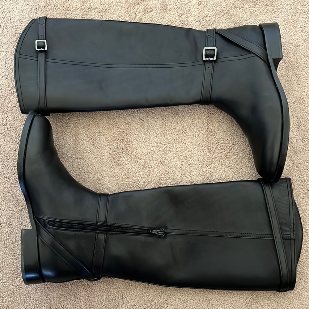 Antonio Melani Candess Leather Riding Boots size 10M. NWOT